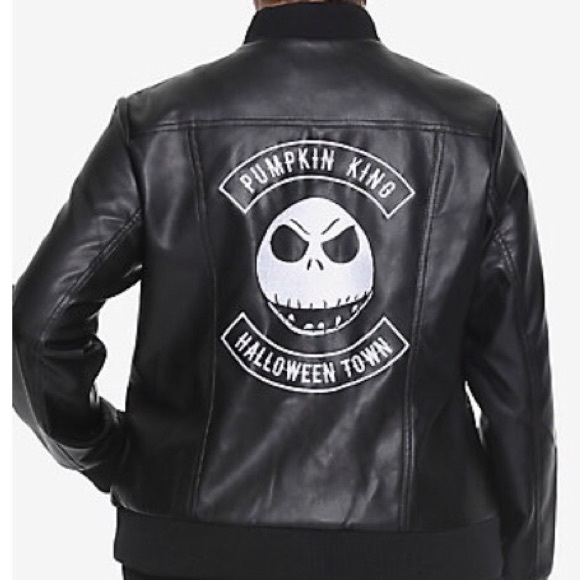 Nightmare before Christmas faux leather jacket - Picture 2 of 8